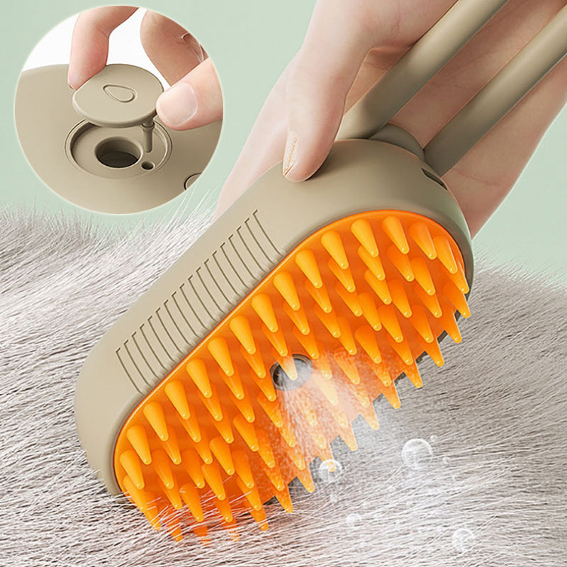 Cat Steam Brush Steamy Dog Brush 3 In 1 Electric Spray Cat Hair Brushes For Massage Pet Grooming Comb Hair Removal Combs Pet Products NestLinkStore