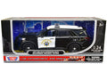 2022 Ford Police Interceptor Utility "California Highway Patrol" Black and White 1/24 Diecast Model Car by Motormax NestLinkStore