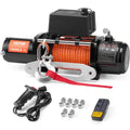 Electric Winch, 10,000 lb, 12V DC Truck Winch with ?7/20 in x 65 ft Synthetic Rope Aluminum Fairlead Wireless & Wired Remote Control, IP55 Waterproof for Towing Off-Road SUV Jeep Trailer Boat NestLinkStore