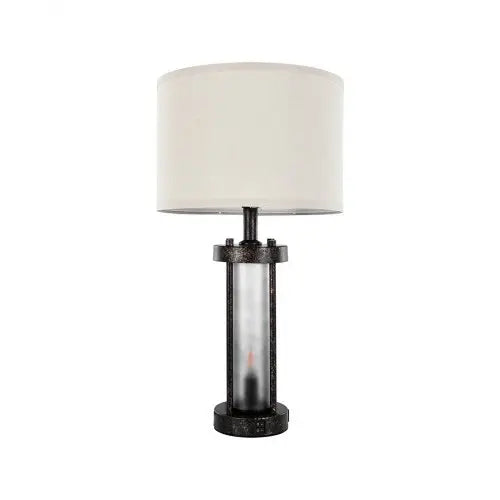Table Lamps Set of 2, Dimmable Farmhouse Bedside Nightstand Lamps, Vintage Lamp with LED Bulb and Linen Shades, Bedside Lamp with USB C+A Ports & AC Outlet, for Living Room, Bedroom & Office NestLinkStore