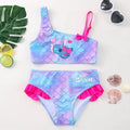 Color: Gold, Size: L - Lilo Stitch Girls Swimsuit One-Piece Bathing Suits Kids Wear Fashion Mermaid Fish Children's Dresses Summer Swimwear Beach Suit NestLinkStore