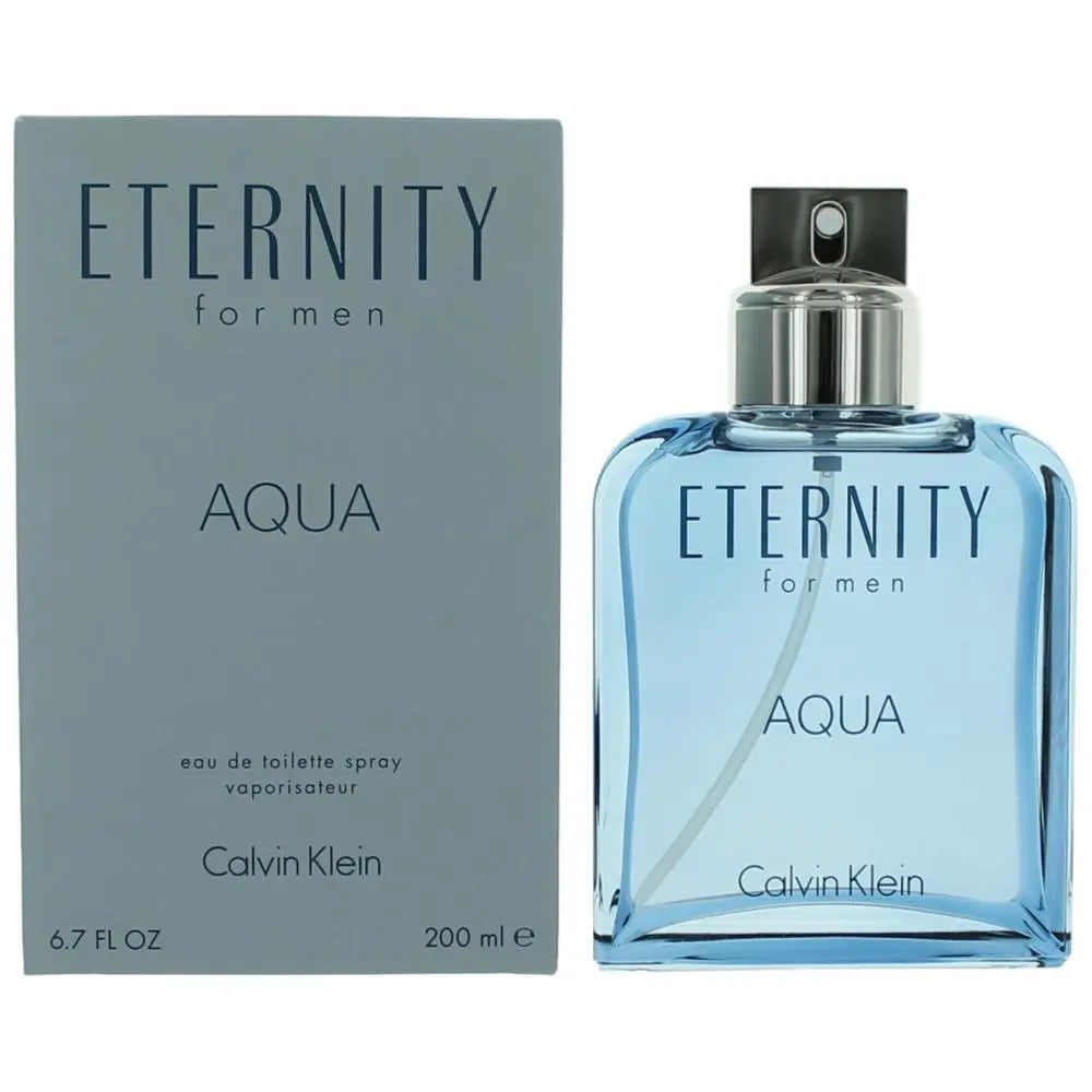 Eternity Aqua by Calvin Klein, 6.7 oz Eau De Toilette Spray for Men NestLinkStore