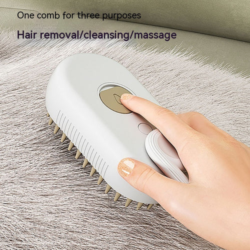 Cat Steam Brush Steamy Dog Brush 3 In 1 Electric Spray Cat Hair Brushes For Massage Pet Grooming Comb Hair Removal Combs Pet Products NestLinkStore