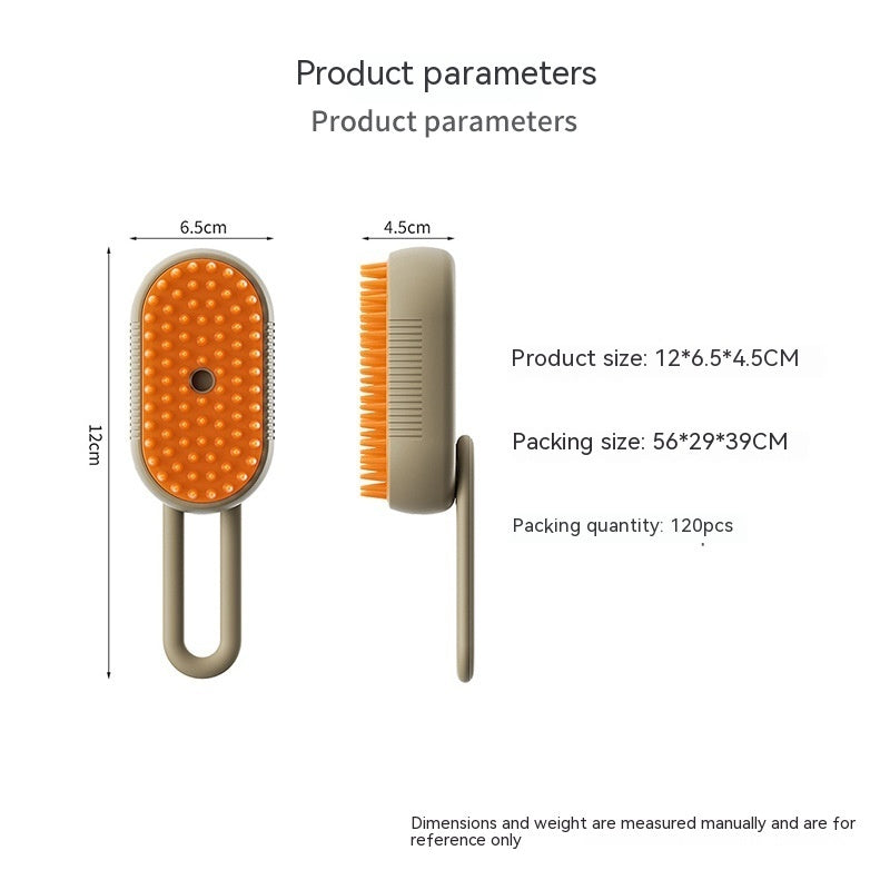 Cat Steam Brush Steamy Dog Brush 3 In 1 Electric Spray Cat Hair Brushes For Massage Pet Grooming Comb Hair Removal Combs Pet Products NestLinkStore