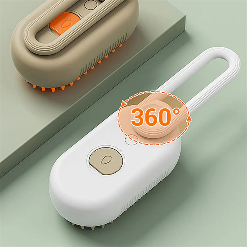 Cat Steam Brush Steamy Dog Brush 3 In 1 Electric Spray Cat Hair Brushes For Massage Pet Grooming Comb Hair Removal Combs Pet Products NestLinkStore